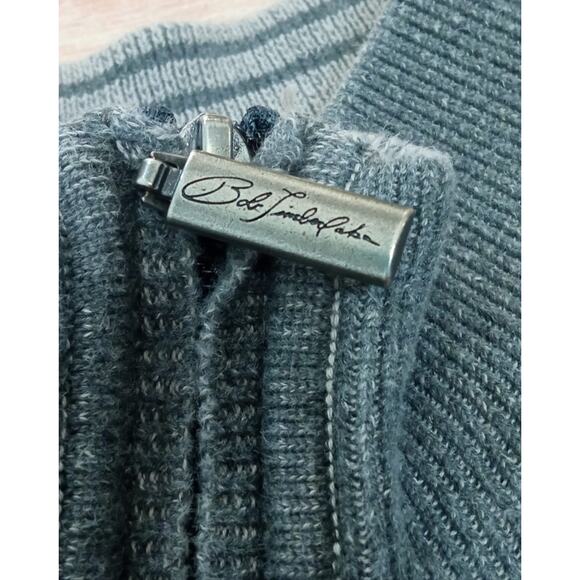 Bob Timberlake Men's Pullover Bass Pro Shop 1/4 Zip Brown Size Small - Picture 5 of 11